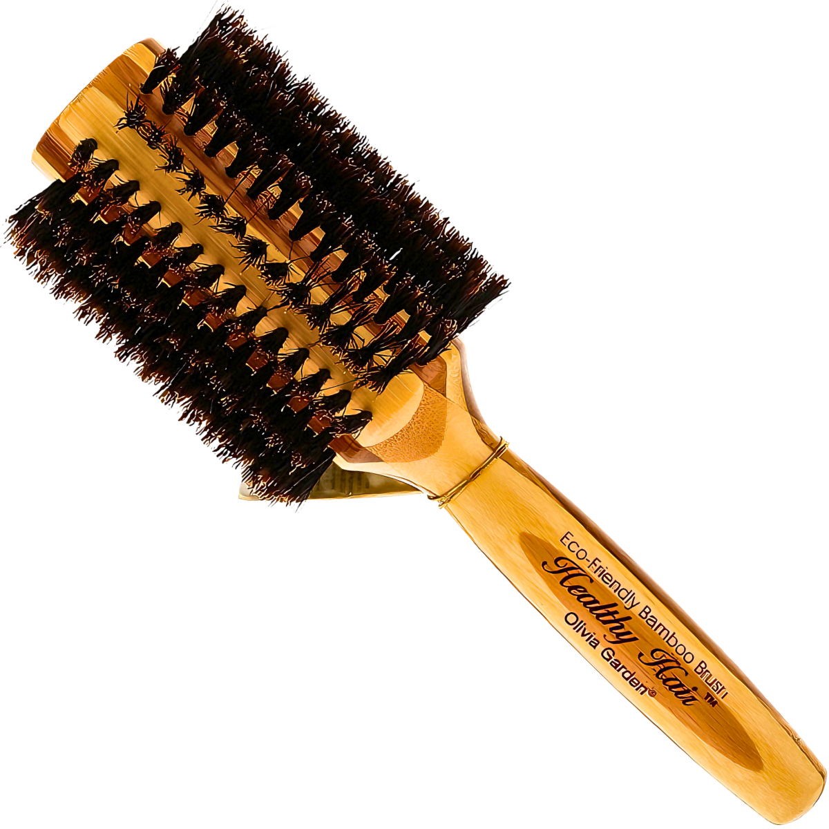 מברשת לשיער - מברשת במבוק 40 בואר טבעי מאת אוליביה גרדן OLIVIA GARDEN | | אידיאלית ל- וולדן מברשות אוליביה גרדן מברשות לשיער מתולתל | מושלמת ל- {{ product_use_case }}