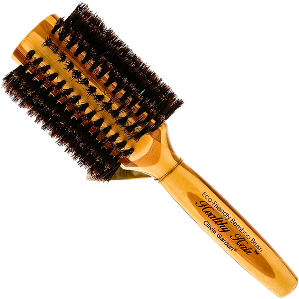 מברשת לשיער - מברשת במבוק 40 בואר טבעי מאת אוליביה גרדן OLIVIA GARDEN | | אידיאלית ל- וולדן מברשות אוליביה גרדן מברשות לשיער מתולתל | מושלמת ל- {{ product_use_case }}
