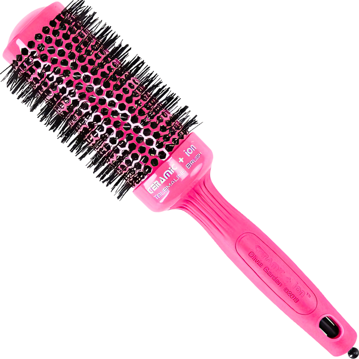 מברשת לשיער - מברשת פרו קרמיק ורוד 55 (קרמיק איון טרמל) אוליביה גרדן מאת אוליביה גרדן OLIVIA GARDEN | | אידיאלית ל- וולדן מברשות אוליביה גרדן | מושלמת ל- {{ product_use_case }}