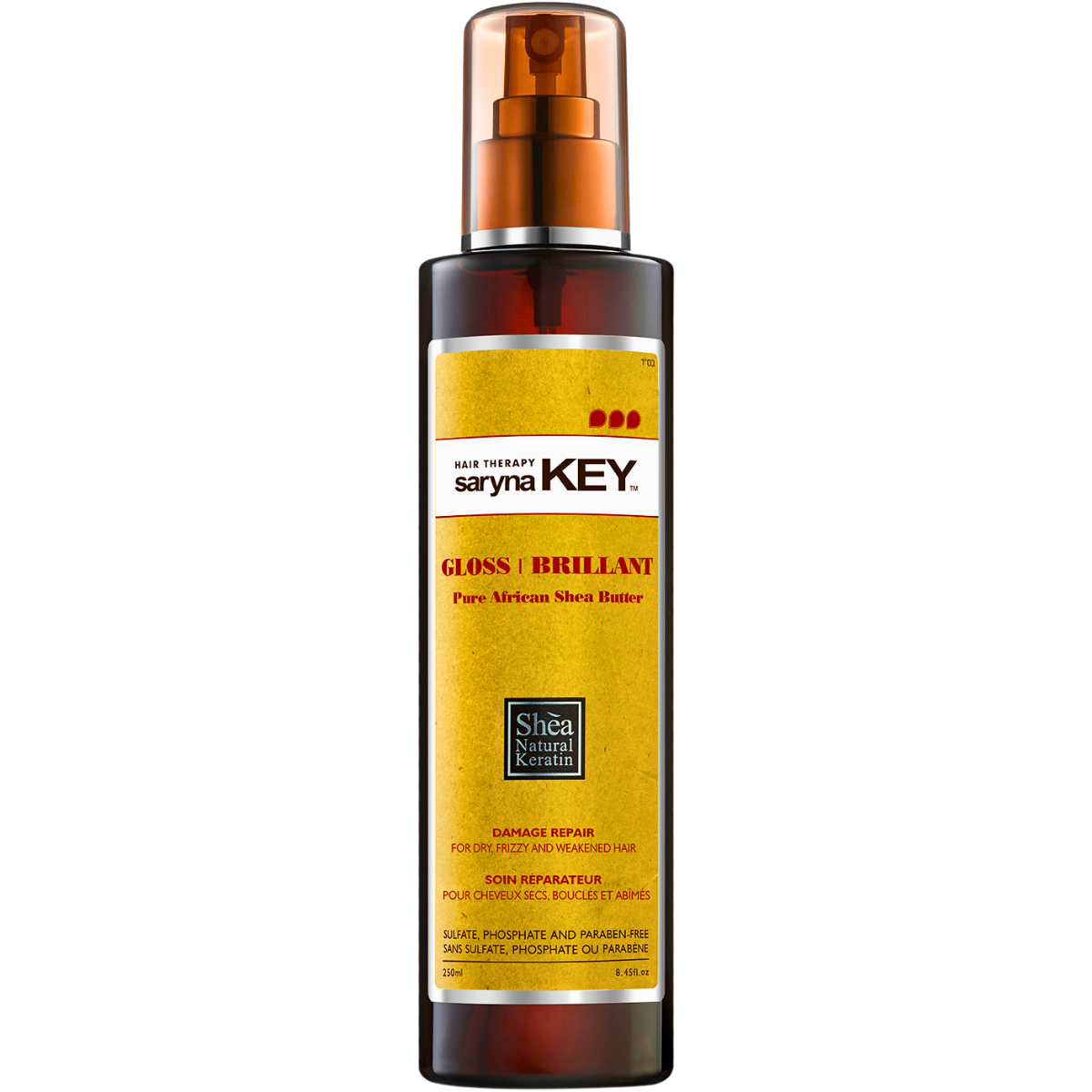 ספריי לשיער - ספריי גלוס לשיער יבש ופגום סרינה קיי 250 מ"ל מאת סרינה קיי SARYNA KEY | | אידיאלית ל- הגנה מהשמש ספריי לשיער סרינה קיי | מושלמת ל- {{ product_use_case }}