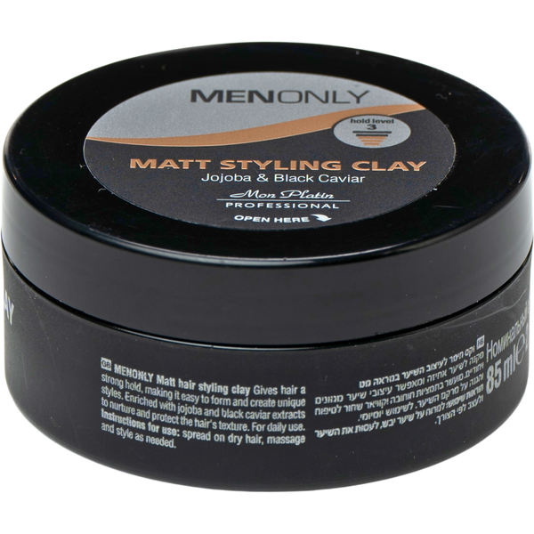 ווקס לשיער - ווקס חימר מון פלטין 85 מ"ל מאת מון פלטין MON PLATIN | | אידיאלית ל- חימר ווקס לשיער מון פלטין מוצרי שיער לגבר | מושלמת ל- {{ product_use_case }}