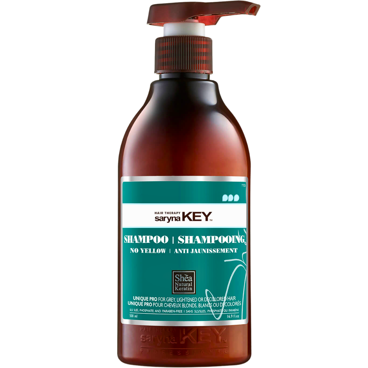 שמפו לשיער - שמפו סילבר לניטרול פיגמנט סרינה קיי 500 מ"ל מאת סרינה קיי SARYNA KEY | | אידיאלית ל- סרינה קיי שיקום שיער שמפו טבעי שמפו לשיער שמפו לשיער בלונד גוונים ומובהר | מושלמת ל- {{ product_use_case }}