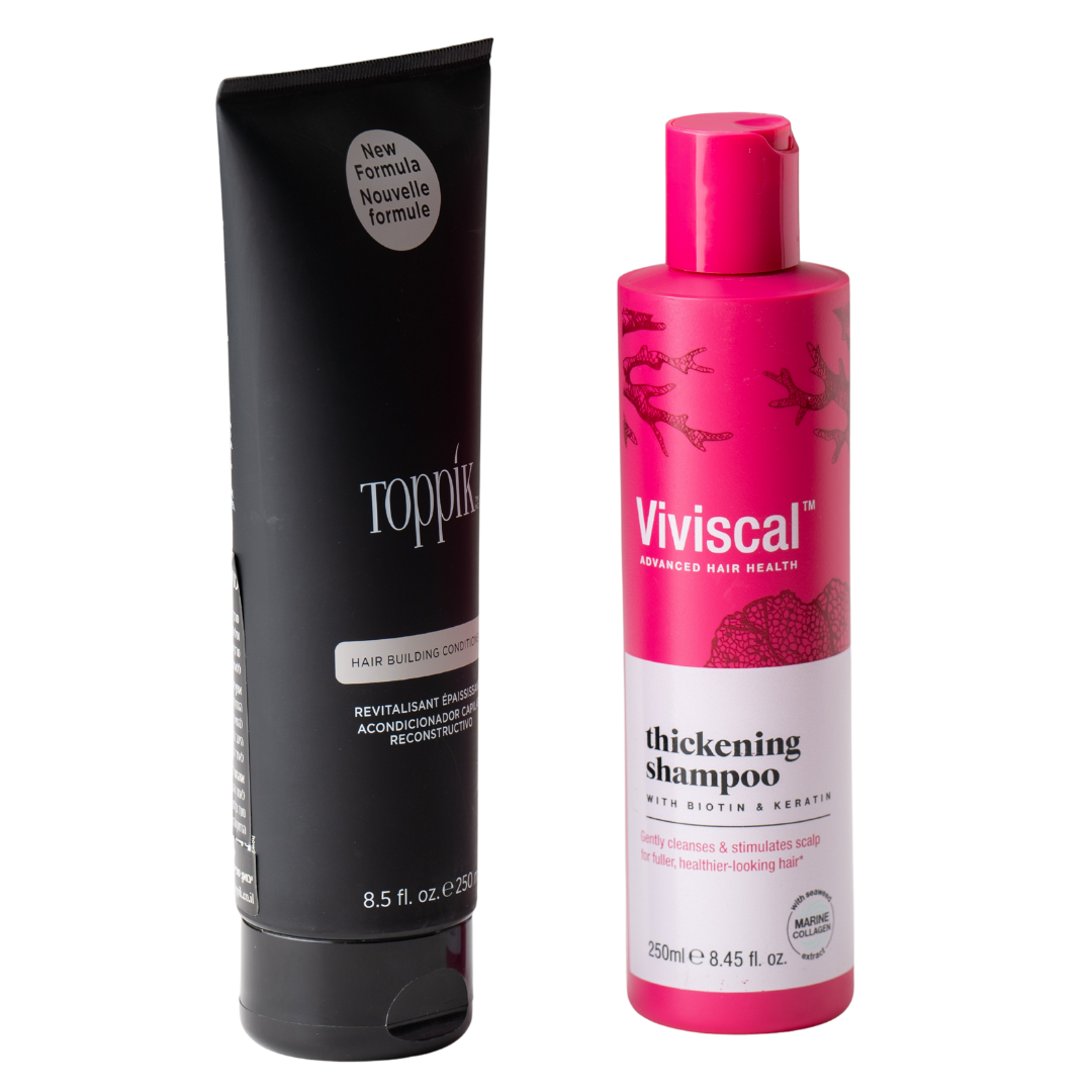 מארזי שי - קרטין שמפו ללא מלחים TOPPIK טופיק 250 מ"ל + מרכך לשיער דליל טופיק 250 מ"ל מאת טופיק TOPPIK | | אידיאלית ל- טופיק מארזי שי מרכך לשיער שמפו לשיער שמפו נגד נשירה | מושלמת ל- {{ product_use_case }}