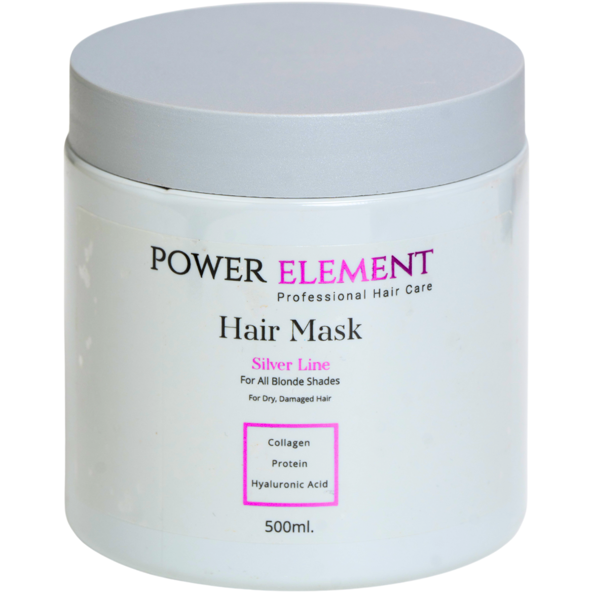 מסכה לשיער - מסכת סילבר לשיער מובהר POWER ELEMENT לשיער יבש ופגום 500 מ"ל מאת פאוור אלמנט POWER ELEMENT | | אידיאלית ל- מסכה לשיער מסכה לשיער בלונד גוונים ומובהר פאוור אלמנט | מושלמת ל- {{ product_use_case }}