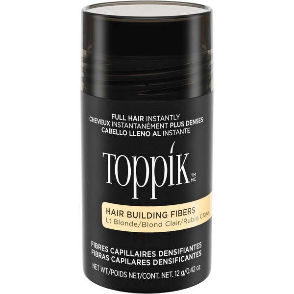 סיבי שיער - סיבי שיער טופיק צבע בלונד בהיר- פלטין 12 גרם מאת טופיק TOPPIK | | אידיאלית ל- טופיק סיבי שיער | מושלמת ל- {{ product_use_case }}