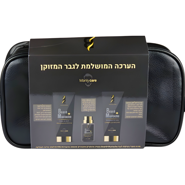 מארזי שי - ערכת טיפוח לזקן/שפם שמפו+מרכך, קרם לריכוך, שמן B YOU בי יו מאת בי יו B YOU | | אידיאלית ל- בי יו מארזי שי | מושלמת ל- {{ product_use_case }}