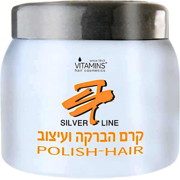 קרם לשיער - ויטמינס קרם הברקה ועיצוב 500 מ"ל מאת ויטמינס VITAMINS | | אידיאלית ל- ויטמינס חימר ווקס לשיער מוצרי שיער לגבר | מושלמת ל- {{ product_use_case }}
