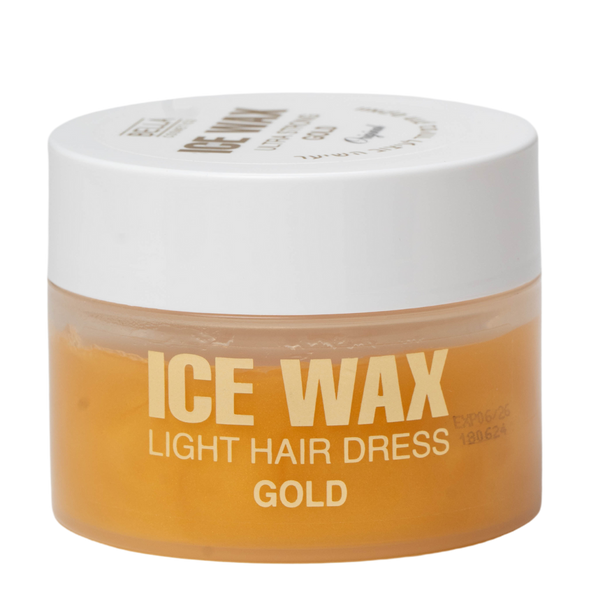 ווקס לשיער - אייס ווקס לשיער בצבע זהב ice wax 250ml מאת פ.ר קולורדיזיין COLORDESIGN | | אידיאלית ל- חימר ווקס לשיער מוצרי שיער לגבר פ.ר קולורדיזיין | מושלמת ל- {{ product_use_case }}