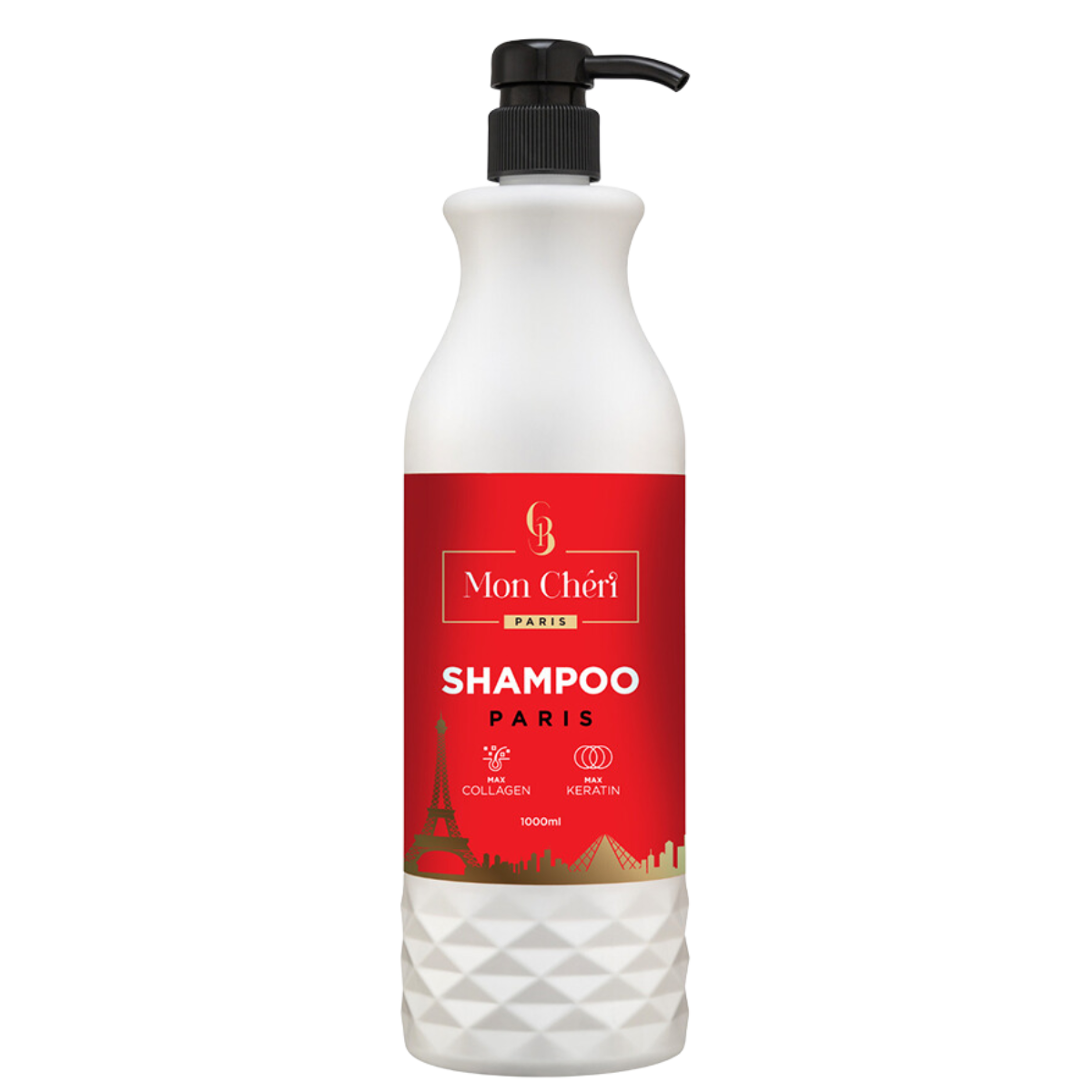 שמפו לשיער - שמפו לשיקום אינטנסיבי MON CHERI בשילוב קרטין וקולגן פריז 1000 מ"ל מאת 613 | | אידיאלית ל- 613 ללא מלחים שמפו לשיער | מושלמת ל- {{ product_use_case }}