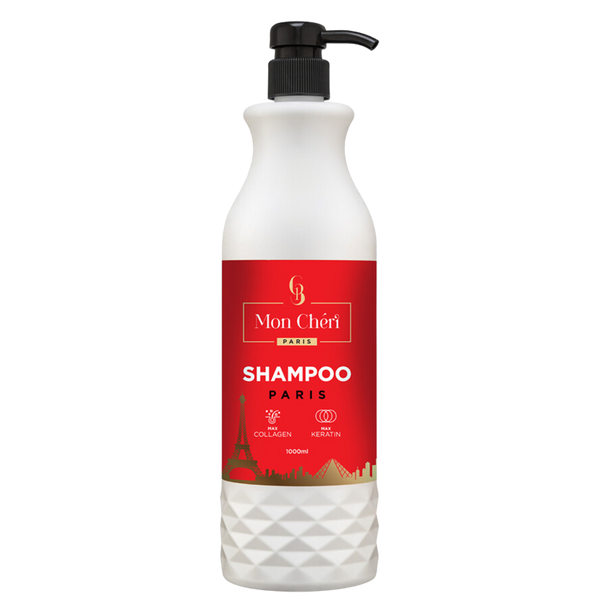 שמפו לשיער - שמפו לשיקום אינטנסיבי MON CHERI בשילוב קרטין וקולגן פריז 1000 מ"ל מאת 613 | | אידיאלית ל- 613 ללא מלחים שמפו לשיער | מושלמת ל- {{ product_use_case }}