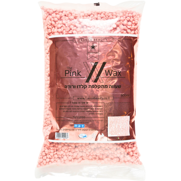 שעווה להסרת שיער - פתיתי שעווה FRANCE BEAUTY לבן\ ורוד\ שחור\ זהב\ כסף פראנס ביוטי 800 גרם מאת פראנס ביוטי FRANCE BEAUTY | ורוד | אידיאלית ל- פראנס ביוטי שעווה | מושלמת ל- {{ product_use_case }}