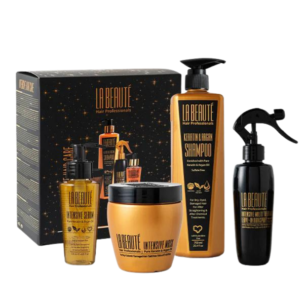 מארזי שי - מארז חגיגי LA BEAUTE לה בוטה שמפו+ מסכה+ סרום+ ספריי טיפולי מאת לה בוטה LA BEAUTE | | אידיאלית ל- הגנה מהשמש לה בוטה מארזי שי | מושלמת ל- {{ product_use_case }}