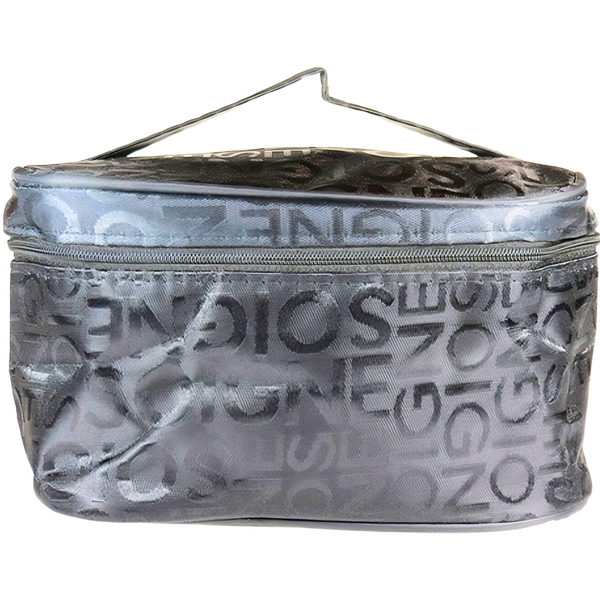 נלווים לאיפור - תיק איפור\רחצה בשלושה גוונים לבחירה: ורוד, אפור ושחור מאת 2Hair | אפור | אידיאלית ל- כלי איפור ואביזרים לטיפוח הפנים קופה | מושלמת ל- {{ product_use_case }}