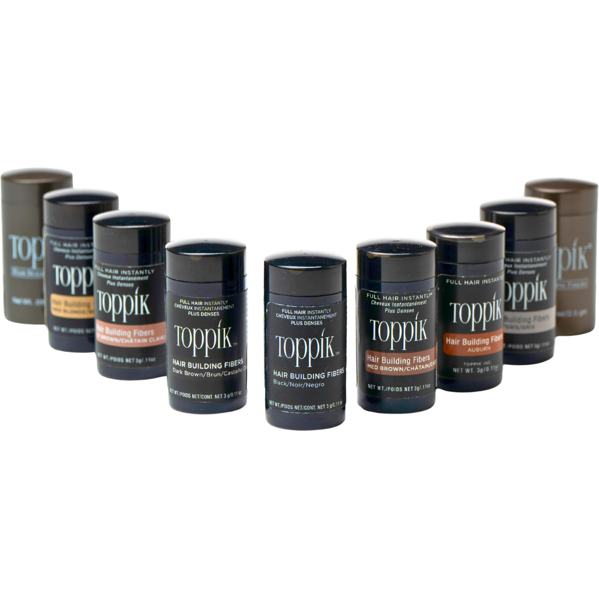 סיבי שיער - סיבי שיער טופיק 3 גרם מאת טופיק TOPPIK | | אידיאלית ל- טופיק סיבי שיער | מושלמת ל- {{ product_use_case }}