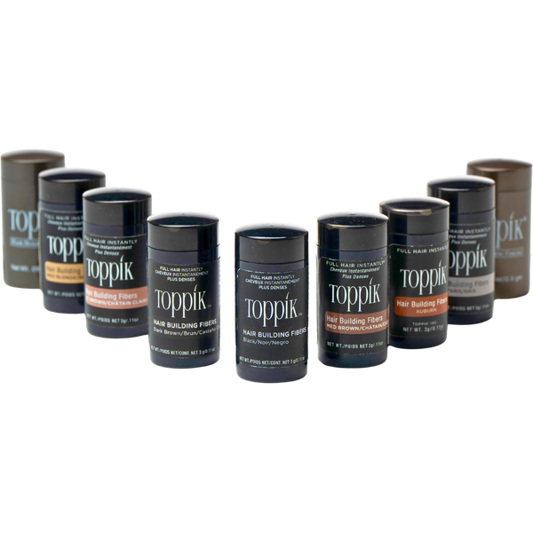 סיבי שיער - סיבי שיער טופיק 3 גרם מאת טופיק TOPPIK | | אידיאלית ל- טופיק סיבי שיער | מושלמת ל- {{ product_use_case }}