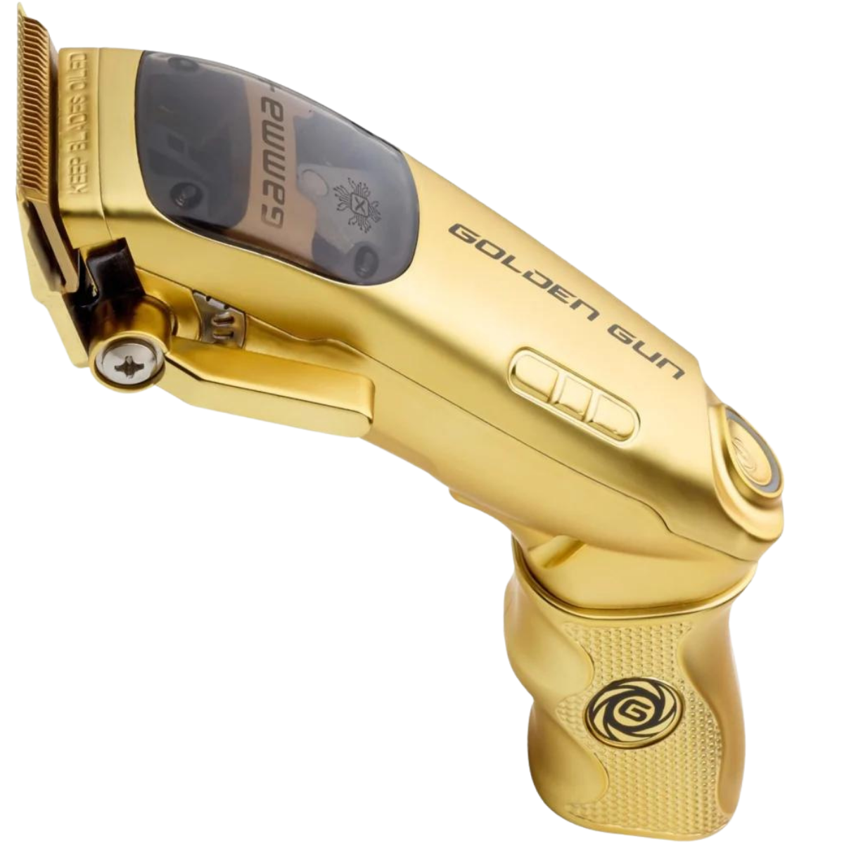 מכשירים חשמליים - מכונת תספורת GOLDEN GUN מהדורה מוגבלת בעיצוב מרהיב GAMMA PIU גאמה פיו מאת גאמה פיו GAMMA PIU | | אידיאלית ל- גאמה פיו מכונות תספורת | מושלמת ל- {{ product_use_case }}