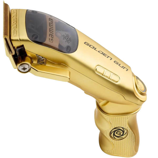 מכשירים חשמליים - מכונת תספורת GOLDEN GUN מהדורה מוגבלת בעיצוב מרהיב GAMMA PIU גאמה פיו מאת גאמה פיו GAMMA PIU | | אידיאלית ל- גאמה פיו מכונות תספורת | מושלמת ל- {{ product_use_case }}