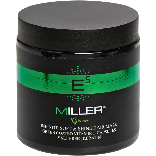 מסכה לשיער - מסכת הזנה לשיער יבש ופגום MILLER E5 מסדרת גרין מילר 500 מ"ל מאת מילר MILLER | | אידיאלית ל- מילר מסכה לשיער | מושלמת ל- {{ product_use_case }}