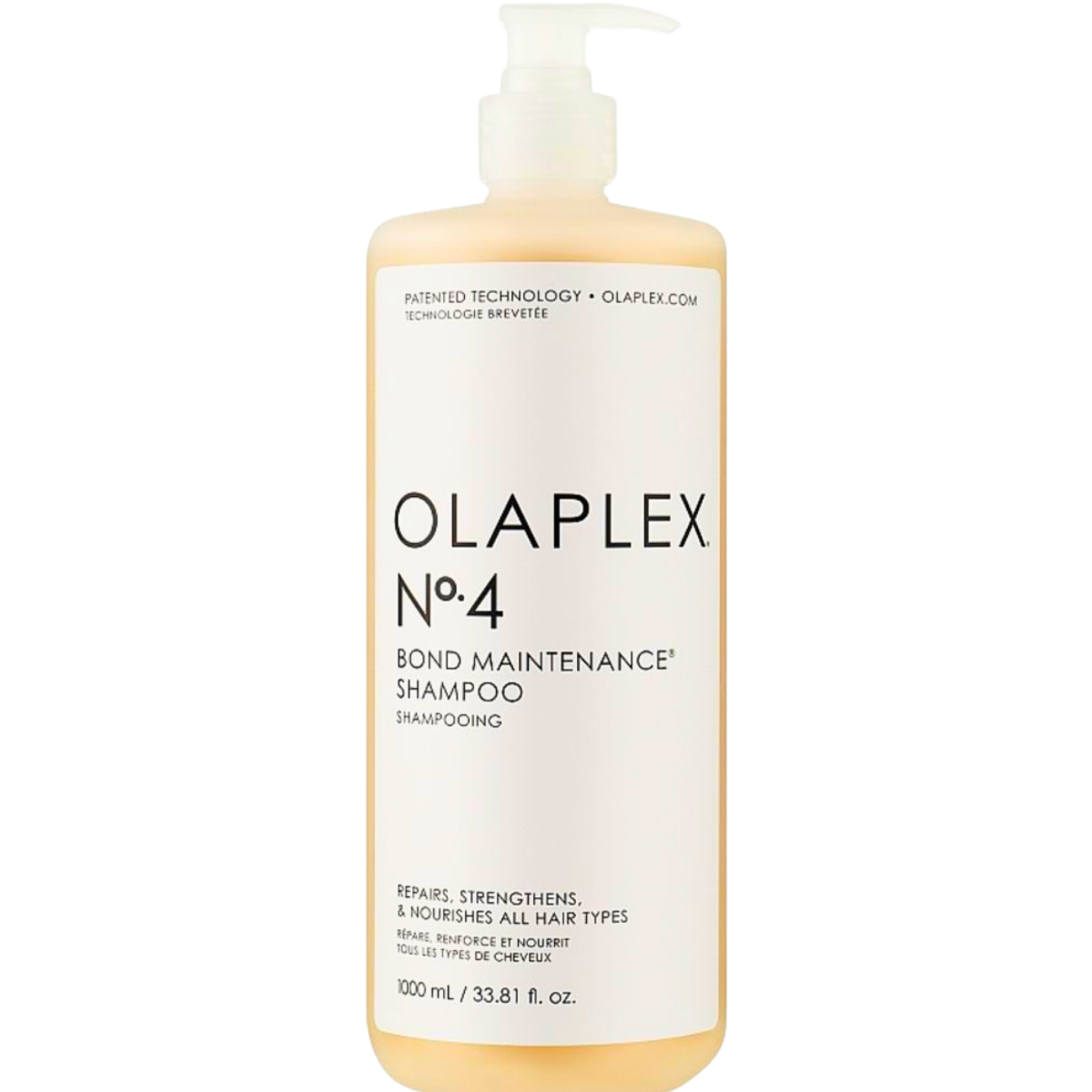 שמפו לשיער - שמפו ללא מלחים לשיער OLAPLEX אולפלקס מס` 4 1000 מ"ל מאת אולפלקס OLAPLEX | | אידיאלית ל- אולפלקס שיקום שיער שמפו לשיער | מושלמת ל- {{ product_use_case }}