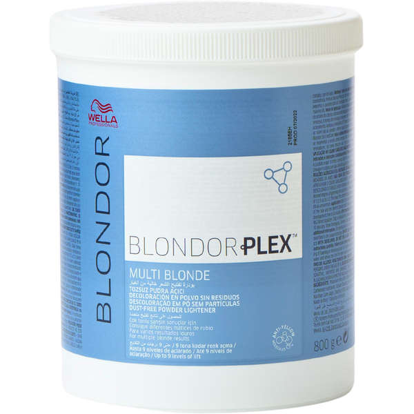 אבקת הבהרה לשיער - אבקה להבהרת שיער BLONDOR PLEX בלונדור פלקס 9 טון 800 גר` וולה מאת וולה WELLA | | אידיאלית ל- אבקת הבהרה לשיער וולה | מושלמת ל- {{ product_use_case }}