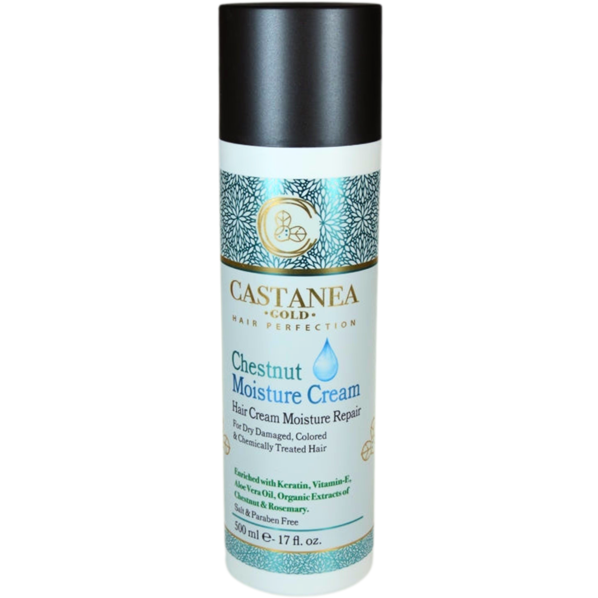 קרם לשיער - קרם לחות ערמונים CASTANEA לשיער יבש, צבוע ולאחר טיפולים כימיים 500 מ"ל קסטניה מאת קסטניה CASTANEA | | אידיאלית ל- קסטניה קרם לחות לשיער | מושלמת ל- {{ product_use_case }}