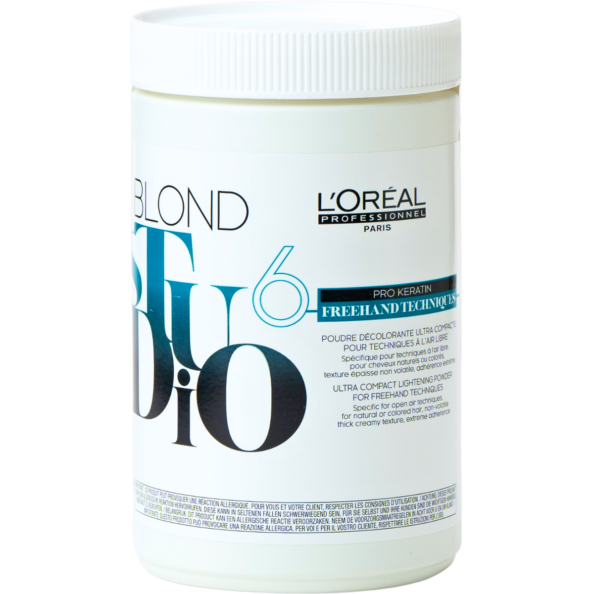 אבקת הבהרה לשיער - אבקת הבהרה עד 6 טונים בלונד סטודיו 350 גרם לוריאל מאת לוריאל LOREAL | | אידיאלית ל- X אבקת הבהרה לשיער לוריאל מוצרים לספר צביעה לבלונד | מושלמת ל- {{ product_use_case }}