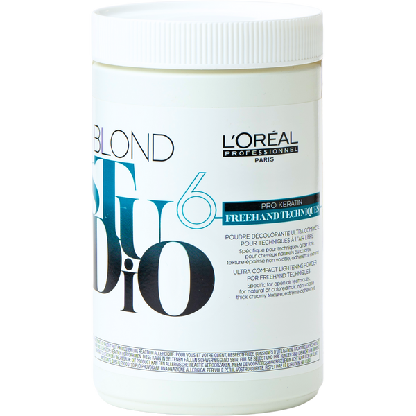 אבקת הבהרה לשיער - אבקת הבהרה עד 6 טונים בלונד סטודיו 350 גרם לוריאל מאת לוריאל LOREAL | | אידיאלית ל- X אבקת הבהרה לשיער לוריאל מוצרים לספר צביעה לבלונד | מושלמת ל- {{ product_use_case }}