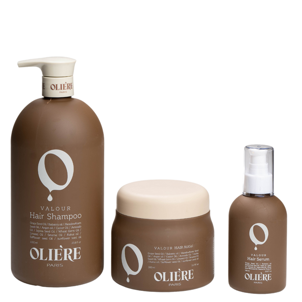 מארזי שי - מארז לשיער מוחלק OLIÈRE שמפו + מסכה + סרום לשיקום השיער ושימור ההחלקה אולייר מאת אולייר פריז OLIÈRE PARIS | | אידיאלית ל- אולייר OLIE'RE מארזי שי מסכה לשיער סרום לשיער שיקום שיער שמפו טבעי שמפו לשיער | מושלמת ל- {{ product_use_case }}