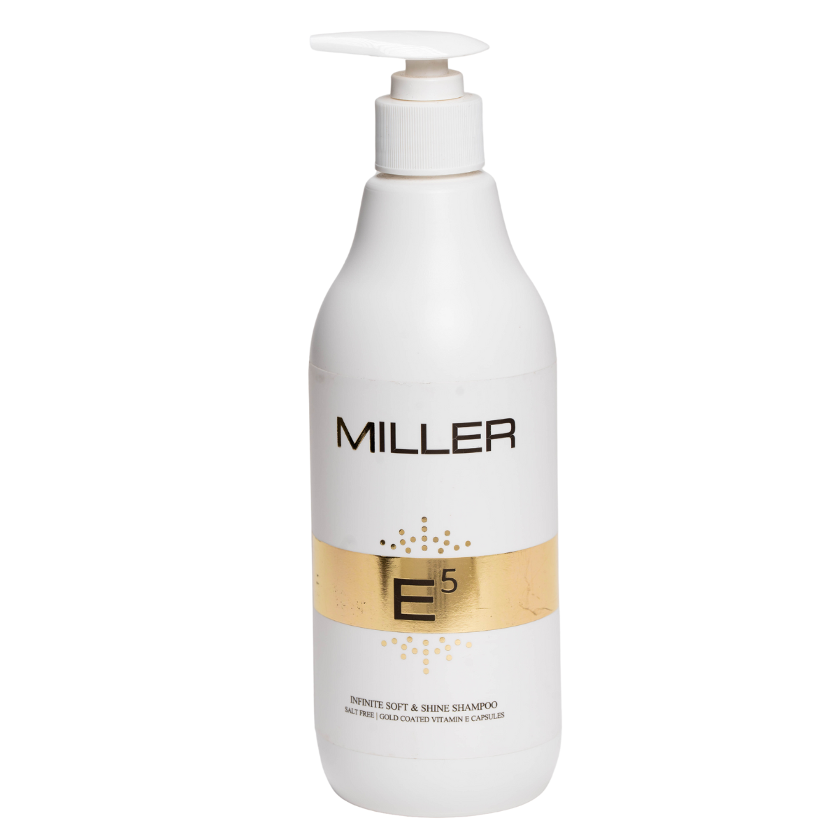 שמפו לשיער - שמפו ללא מלחים MILLER E5 מועשר בקרטין מסדרת גולד מילר 500 מ"ל מאת מילר MILLER | | אידיאלית ל- ללא מלחים מילר שמפו אורגני שמפו לשיער | מושלמת ל- {{ product_use_case }}