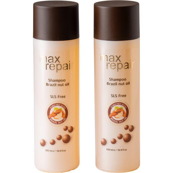 מארזי שי - זוג שמפו לשיקום השיער MAX REPAIR לכל סוגי השיער מקס ריפר 500 מ"ל אגו מאת אגו EGO | | אידיאלית ל- אגו מארזי שי שמפו לשיער | מושלמת ל- {{ product_use_case }}