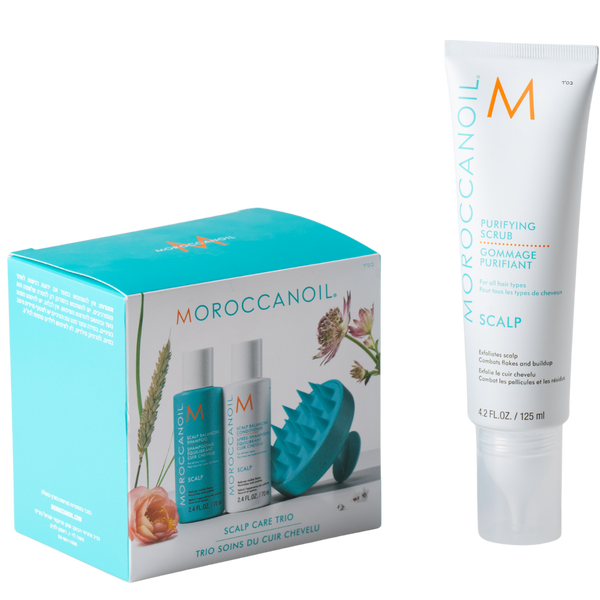 מארזי שי - מארז התנסות לטיפוח הקרקפת MOROCCANOIL SCALP שמן מרוקאי + פילינג לטיהור הקרקפת שמן מרוקאי 125 מ"ל מאת שמן מרוקאי MOROCCANOIL | | אידיאלית ל- טיפול לקרקפת מארזי שי מרכך לשיער שמן מרוקאי שמפו לשיער | מושלמת ל- {{ product_use_case }}