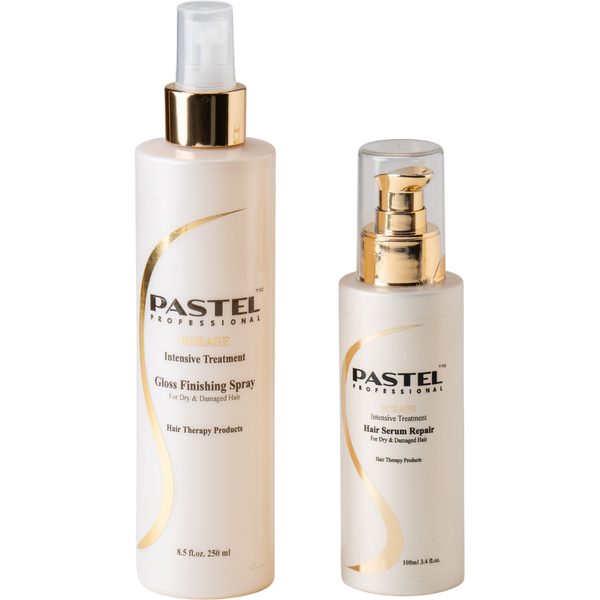 מארזי שי - ספריי ברק וגימור PASTEL פסטל 250 מ"ל +סרום לשיער פסטל 100 מ"ל מאת פסטל PASTEL | | אידיאלית ל- מארזי שי ספריי לשיער סרום לשיער פסטל | מושלמת ל- {{ product_use_case }}