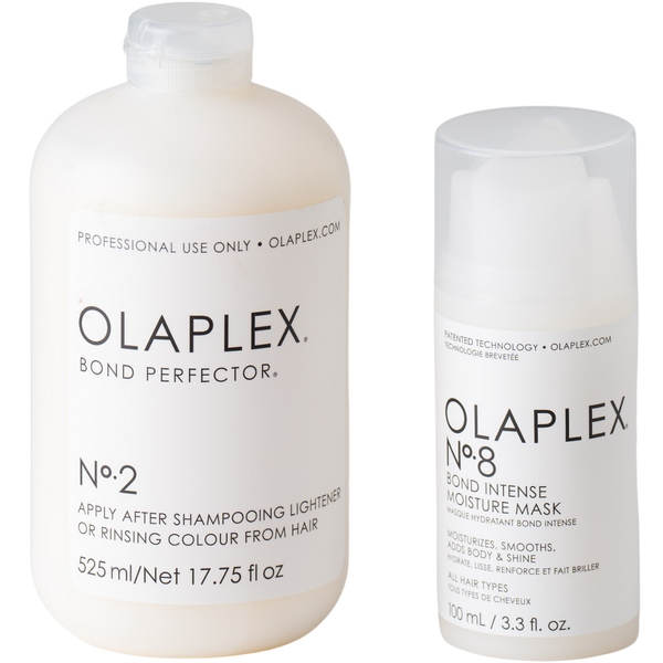 מארזי שי - סט תכשיר לשיער לחיזוק מבנה השערה OLAPLEX NO.2 אולפלקס 525 מ"ל+ אולפלקס מס` 8 מסכת לחות אינטנסיבית 100 מ"ל OLAPLEX מאת אולפלקס OLAPLEX | | אידיאלית ל- אולפלקס מארזי שי מסכה לשיער שיקום שיער | מושלמת ל- {{ product_use_case }}