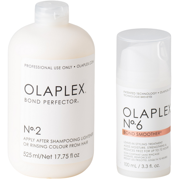 מארזי שי - תכשיר לשיער לחיזוק מבנה השערה OLAPLEX NO.2 אולפלקס 525 מ"ל+קרם משקם לקצוות השיער OLAPLEX אולפלקס מס` 6 100 מ"ל מאת אולפלקס OLAPLEX | | אידיאלית ל- אולפלקס מארזי שי שיקום שיער | מושלמת ל- {{ product_use_case }}