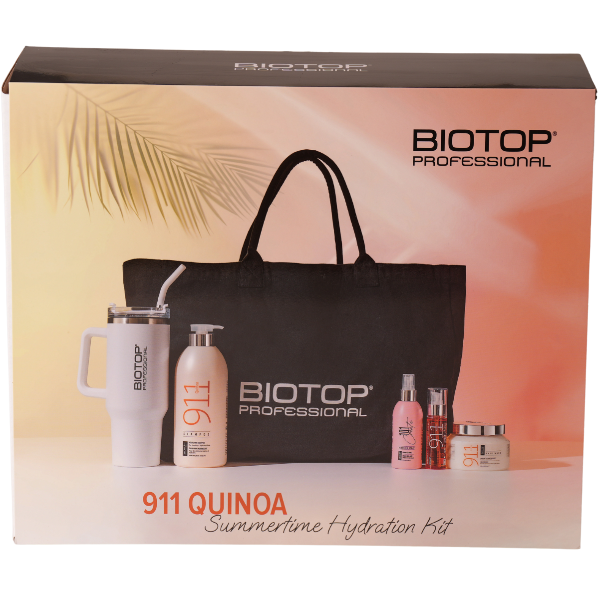 מארזי שי - מארז יוקרתי 911 בתיק נשיאה מבית BIOTOP שמפו+ מסכה+ סרום+ ספריי גלוס + כוס תרמית קייצית ביוטופ לשיער יבש ופגום מאת ביוטופ BIOTOP | | אידיאלית ל- ביוטופ מארזי שי מסכה לשיער ספריי לשיער סרום לשיער שמפו לשיער | מושלמת ל- {{ product_use_case }}