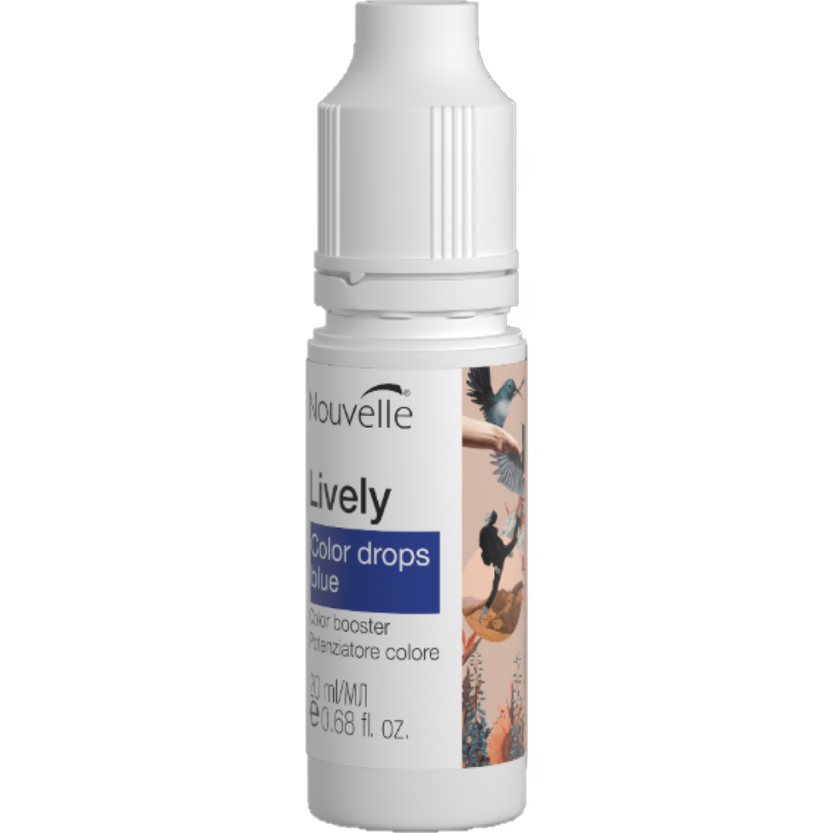 צבע לשיער - טיפות צבע בגוון כחול NOUVELLE נובל 20 מ"ל מאת נובל Nouvelle | | אידיאלית ל- נובל צביעה לשיער | מושלמת ל- {{ product_use_case }}