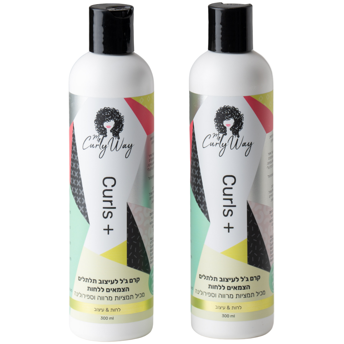 מארזי שי - מארז זוג קרם ג`ל לעיצוב תלתלים CURLS + קרלי וואי 300 מ"ל * 2 מאת מיי קרלי וואי MY CURLY WAY | | אידיאלית ל- מארזי שי מיי קרלי וואי קרם גלייז לשיער מתולתל קרם גלייז לתלתלים | מושלמת ל- {{ product_use_case }}