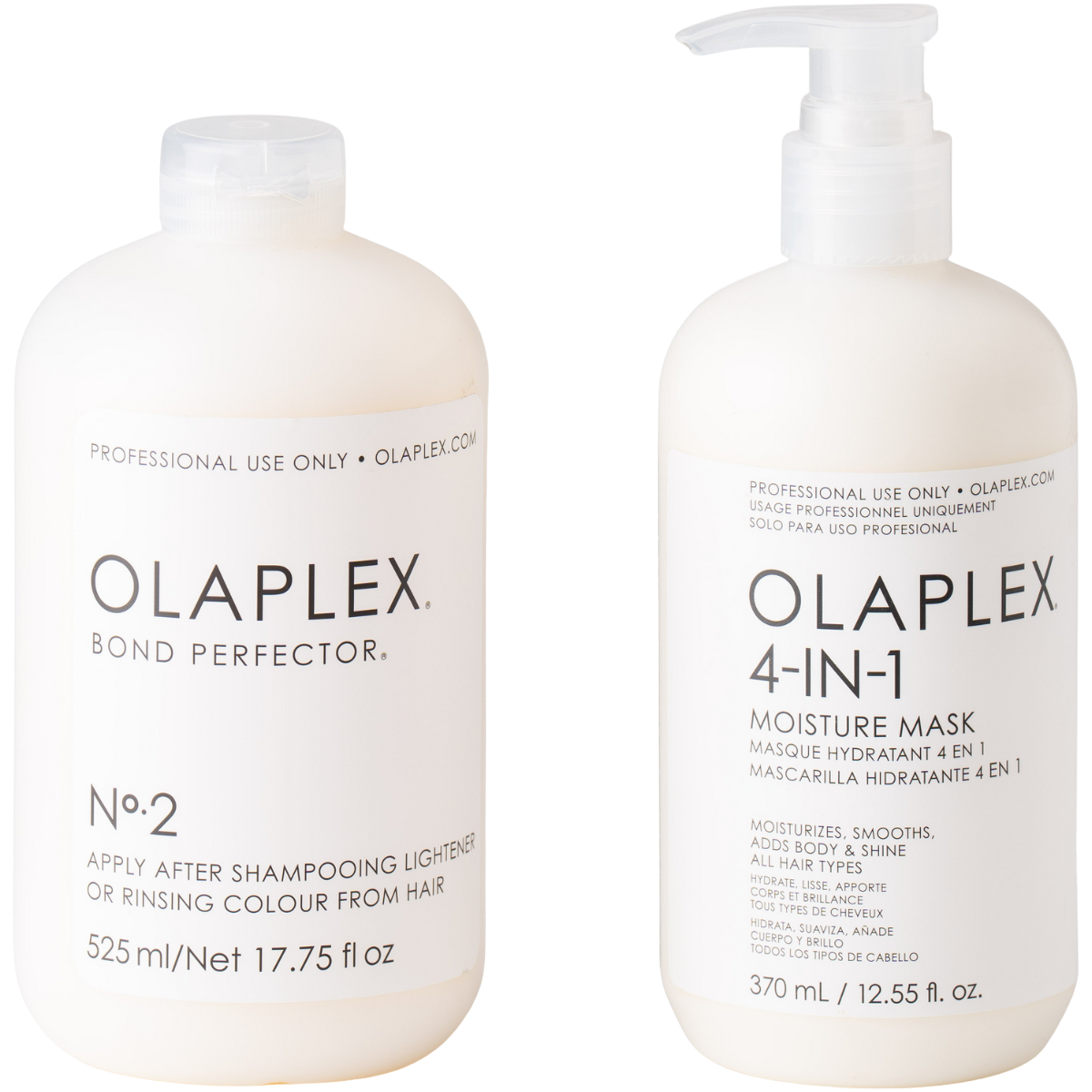מארזי שי - סט תכשיר לשיער לחיזוק מבנה השערה OLAPLEX NO.2 אולפלקס 525 מ"ל + מסכה אינטנסיבית לשיער 4 ב-1 OLAPLEX אולפלקס 370 מ"ל מאת אולפלקס OLAPLEX | | אידיאלית ל- אולפלקס מארזי שי שיקום שיער | מושלמת ל- {{ product_use_case }}