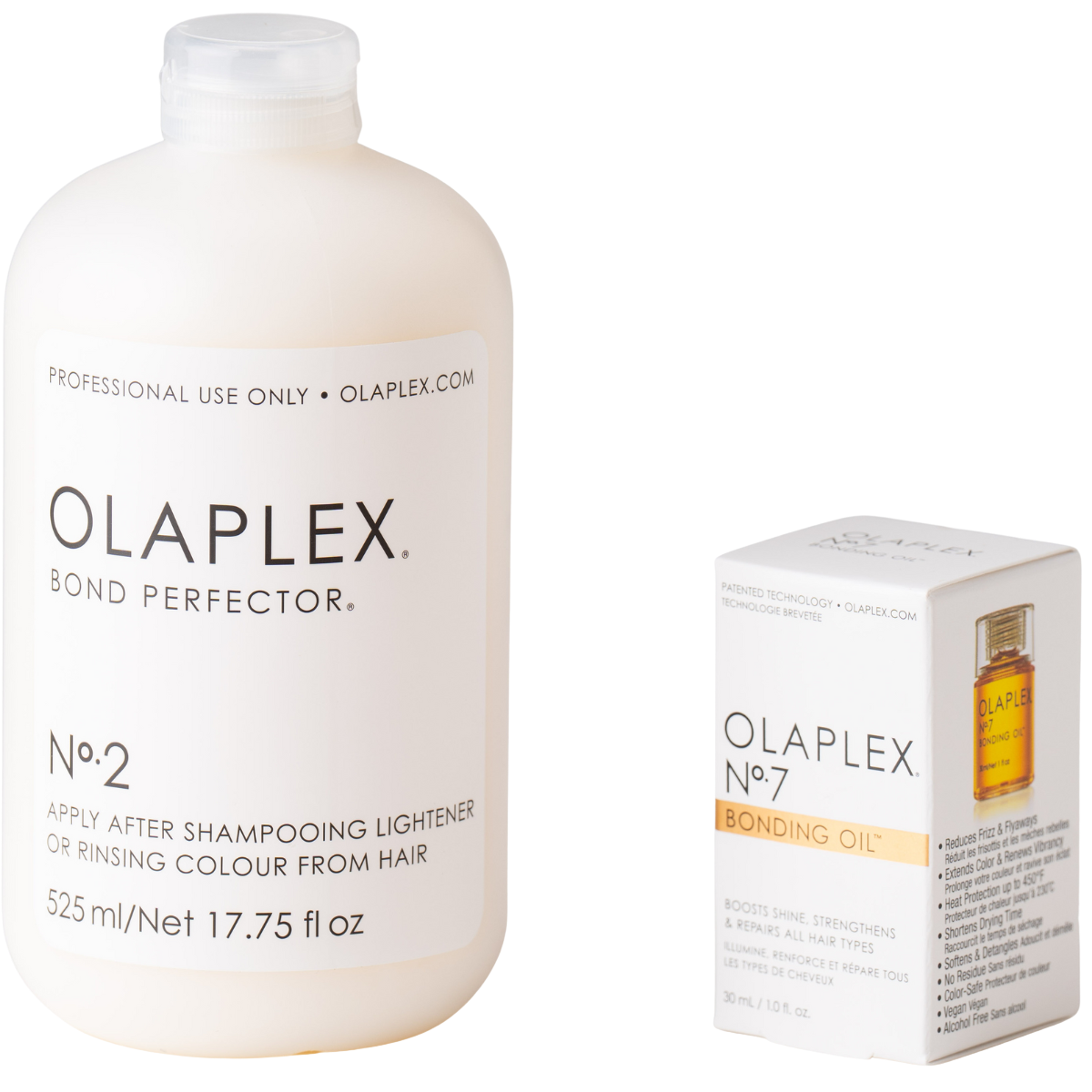 מארזי שי - סט תכשיר לשיער לחיזוק מבנה השערה OLAPLEX NO.2 אולפלקס 525 מ"ל + שמן משקם לשיער OLAPLEX אולפלקס בונדינר מס` 7 30 מ"ל מאת אולפלקס OLAPLEX | | אידיאלית ל- אולפלקס מארזי שי שיקום שיער | מושלמת ל- {{ product_use_case }}