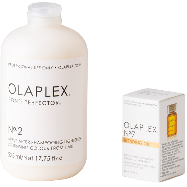 מארזי שי - סט תכשיר לשיער לחיזוק מבנה השערה OLAPLEX NO.2 אולפלקס 525 מ"ל + שמן משקם לשיער OLAPLEX אולפלקס בונדינר מס` 7 30 מ"ל מאת אולפלקס OLAPLEX | | אידיאלית ל- אולפלקס מארזי שי שיקום שיער | מושלמת ל- {{ product_use_case }}