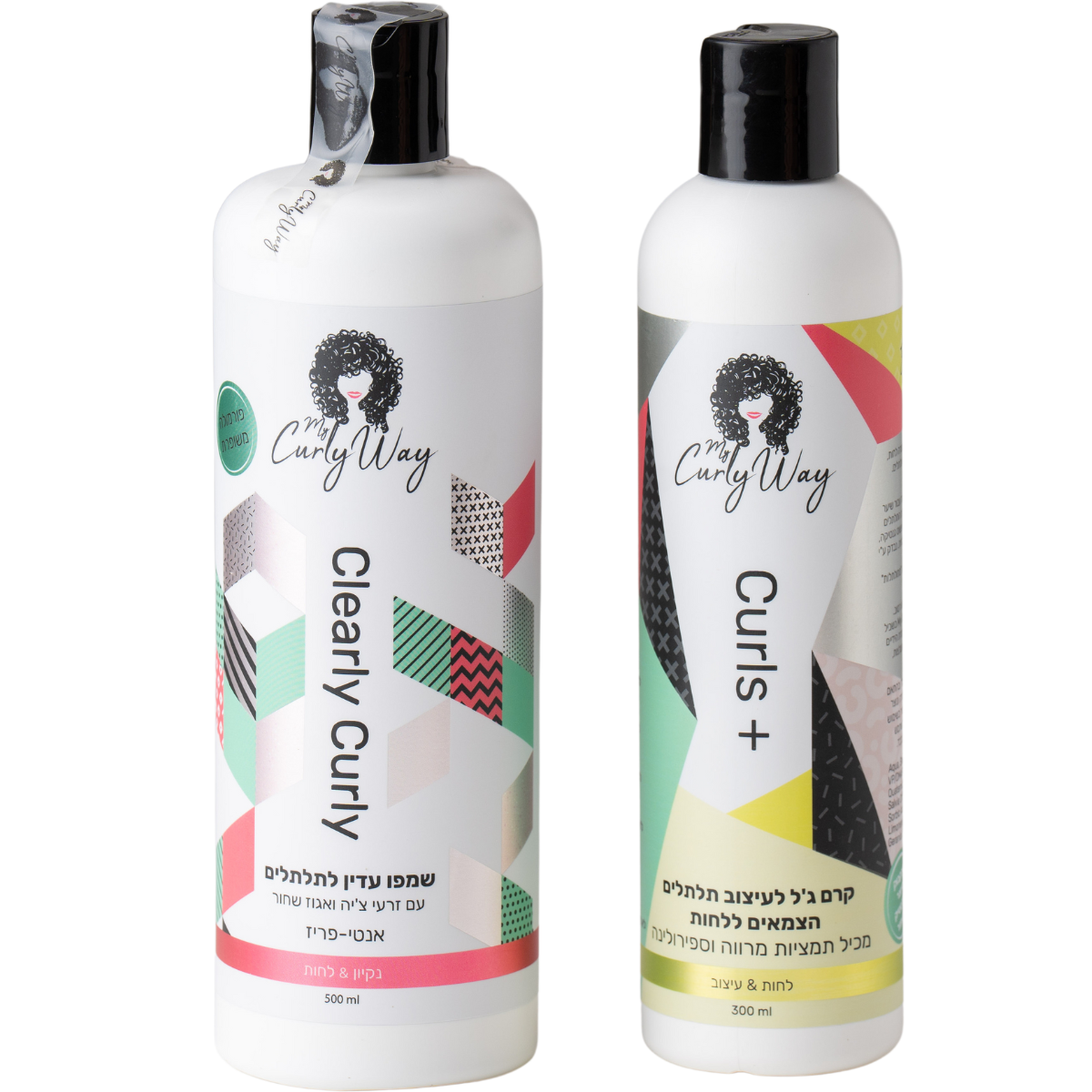 מארזי שי - סט שמפו עדין לתלתלים CLEARLY CURLY אנטי פריז 500 מ"ל +קרם ג`ל לעיצוב תלתלים CURLS קרלי וואי 300 מ"ל מיי קרלי וואי מאת מיי קרלי וואי MY CURLY WAY | | אידיאלית ל- מארזי שי מיי קרלי וואי קרם גלייז לשיער קרם גלייז לשיער מתולתל קרם גלייז לתלתלים שמפו לשיער מתולתל | מושלמת ל- {{ product_use_case }}