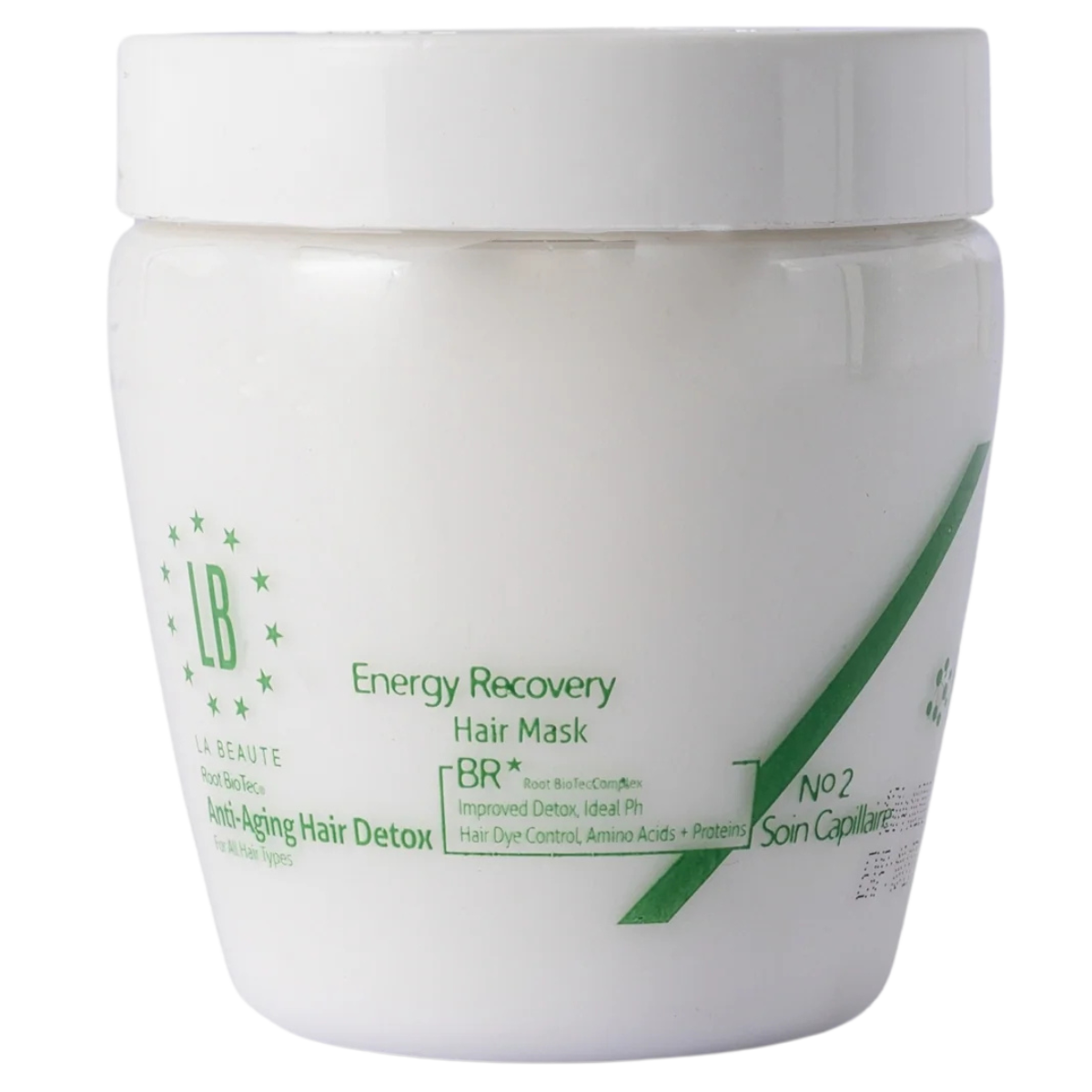 מסכה לשיער - מסכת שיקום אנרגטי - Anti-aging Hair Detox Energy לה בוטה 500 מ"ל מאת לה בוטה LA BEAUTE | | אידיאלית ל- לה בוטה מסכה לשיער שיקום שיער | מושלמת ל- {{ product_use_case }}