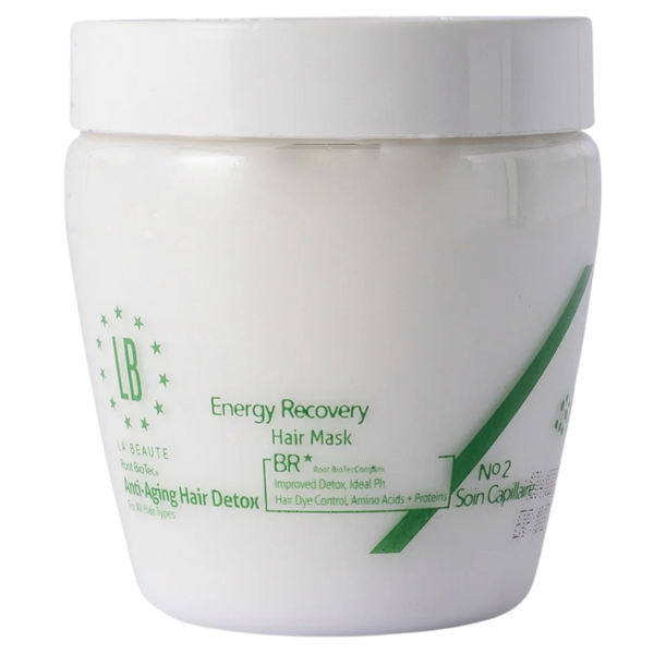 מסכה לשיער - מסכת שיקום אנרגטי - Anti-aging Hair Detox Energy לה בוטה 500 מ"ל מאת לה בוטה LA BEAUTE | | אידיאלית ל- לה בוטה מסכה לשיער שיקום שיער | מושלמת ל- {{ product_use_case }}