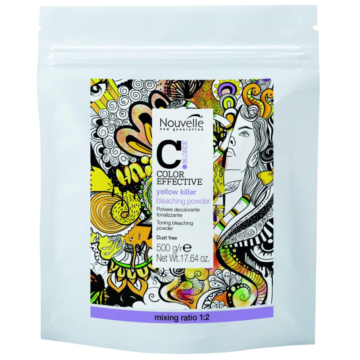 אבקת הבהרה לשיער - אבקת הבהרה YELLOW KILLER מנטרלת צהוב ללא אבק NOUVELLE נובל 500 גרם מאת נובל Nouvelle | | אידיאלית ל- אבקת הבהרה לשיער נובל | מושלמת ל- {{ product_use_case }}