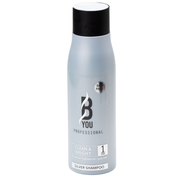 שמפו לשיער - שמפו ללא מלחים סילבר בי יו B YOU 500 מ"ל מאת בי יו B YOU | | אידיאלית ל- בי יו ללא מלחים שמפו לשיער שמפו לשיער בלונד גוונים ומובהר | מושלמת ל- {{ product_use_case }}