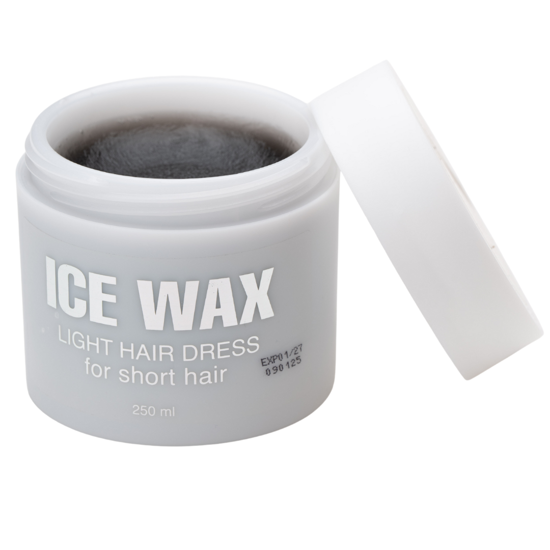 ווקס לשיער - אייס ווקס לשיער צבע שחור ice wax 250ml מאת פ.ר קולורדיזיין COLORDESIGN | | אידיאלית ל- חימר ווקס לשיער מוצרי שיער לגבר פ.ר קולורדיזיין | מושלמת ל- {{ product_use_case }}