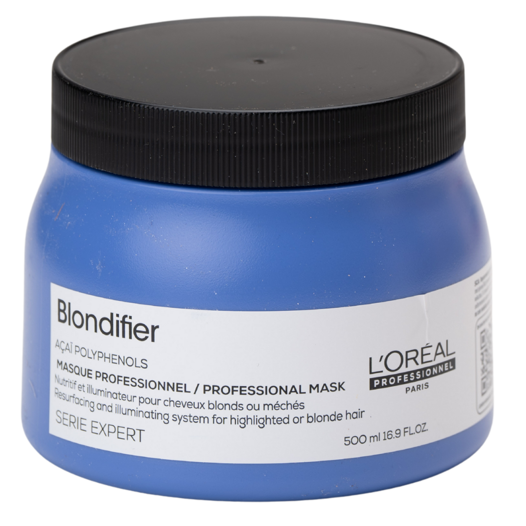 מסכה לשיער - מסכה לשיער לכל גווני הבלונד S`erie Expert Blondifier סרי אקספרט בלונדיפייר לוריאל 500 מ"ל מאת לוריאל LOREAL | | אידיאלית ל- X לוריאל מסכה לשיער מסכה לשיער בלונד גוונים ומובהר | מושלמת ל- {{ product_use_case }}