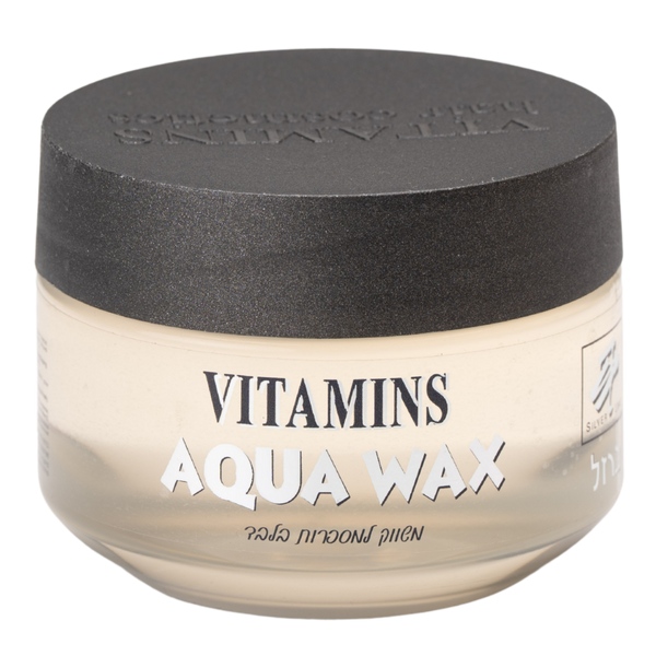 ווקס לשיער - ווקס לשיער AQUA WAX על בסיס מים 250 מ"ל ויטמינס מאת ויטמינס VITAMINS | | אידיאלית ל- ויטמינס חימר ווקס לשיער מוצרי שיער לגבר | מושלמת ל- {{ product_use_case }}