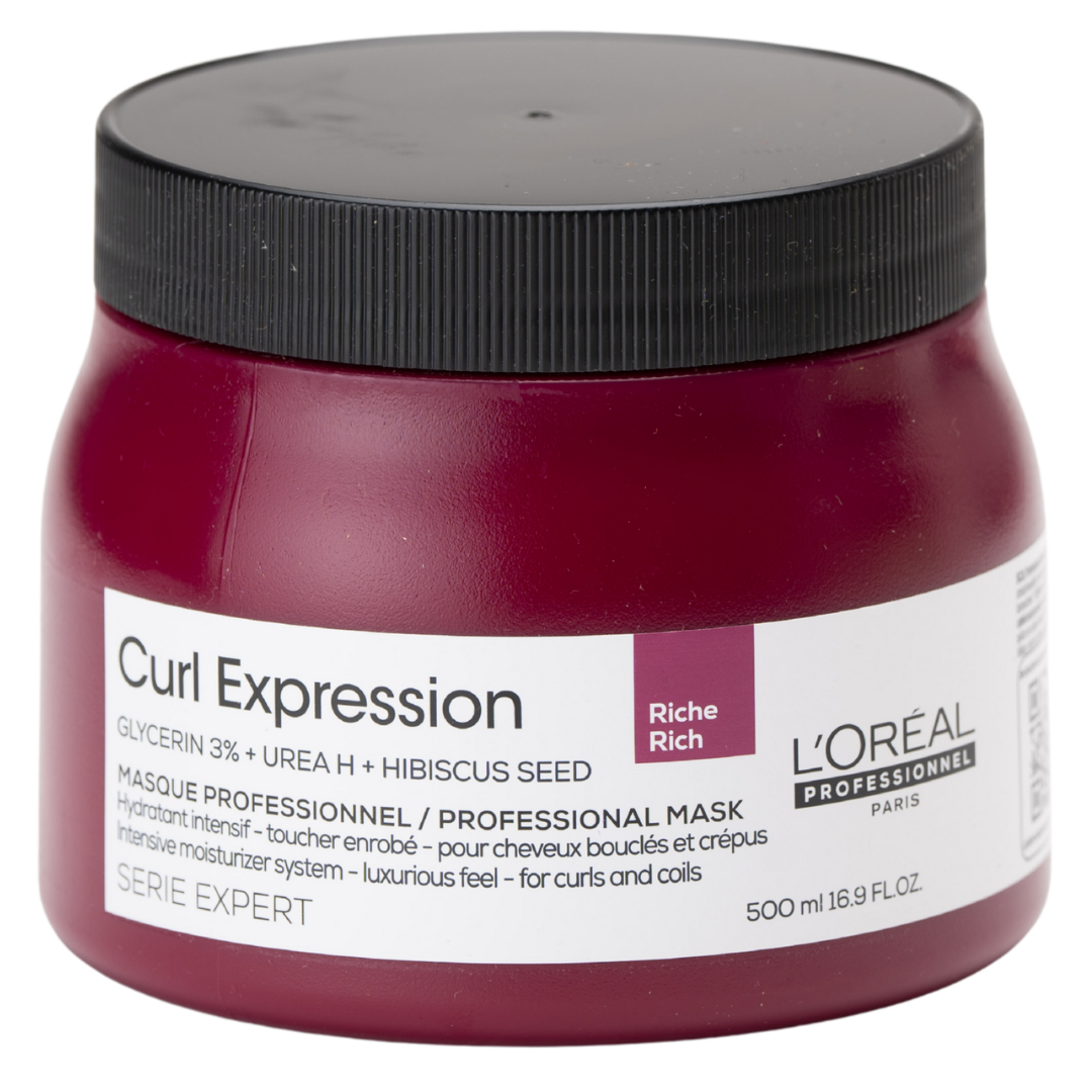 מסכה לשיער - מסכה מקצועית עשירה CURL EXPRESSION לתחושת הזנה ונוחות לשיער בינוני- עבה לוריאל 500 מ"ל מאת לוריאל LOREAL | | אידיאלית ל- X לוריאל מסכה לשיער מסכה לשיער מתולתל | מושלמת ל- {{ product_use_case }}
