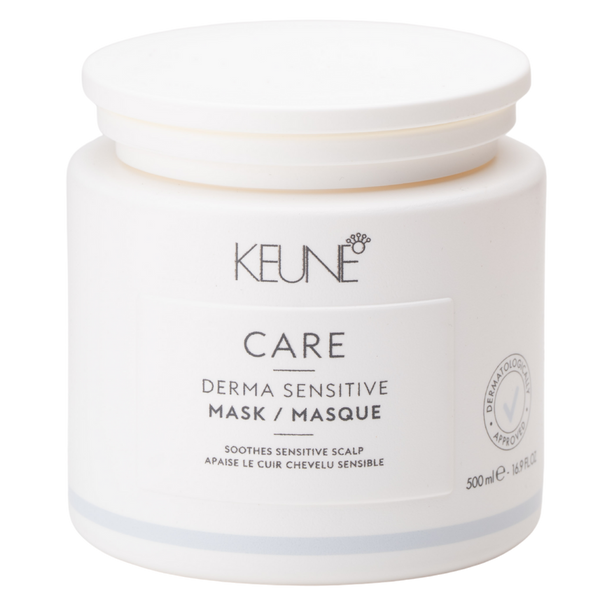 מסכה לשיער - מסכת דרמה סנסיטיב Care Derma Sensitive מרגיעה ומעניקה לחות לקרקפת יבשה, מגרדת ומגורה קיון 500 מ"ל מאת קיון KEUNE | | אידיאלית ל- מסכה לשיער קיון | מושלמת ל- {{ product_use_case }}